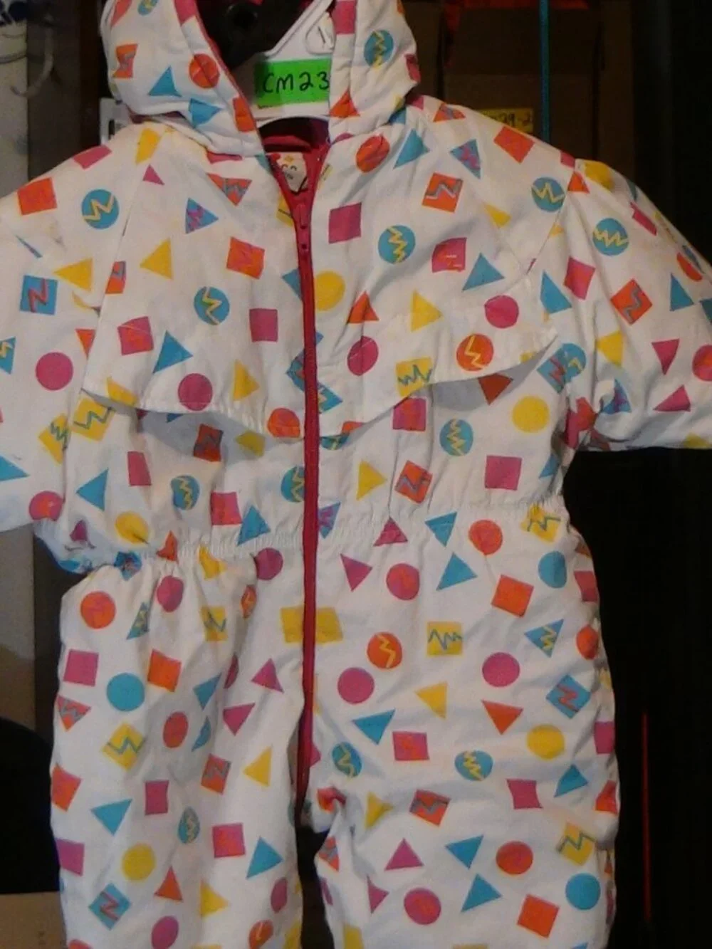 Vintage Circo Snowsuit 18M Girls Party One Piece Warm Hooded Cotton/Polyester